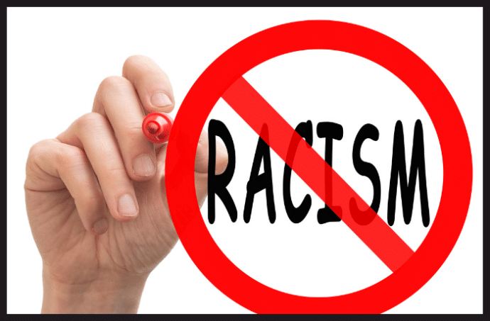 Anti-racism sign