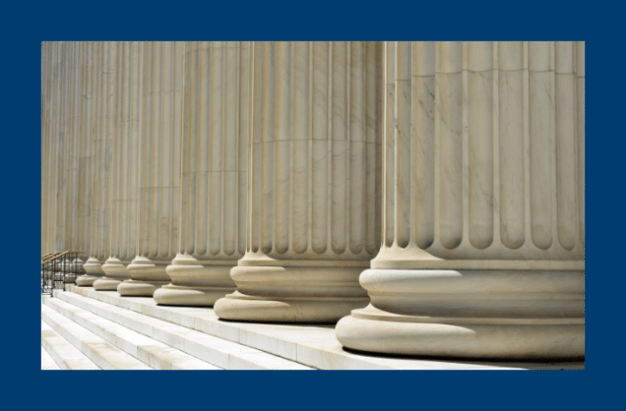 Columns of a court house