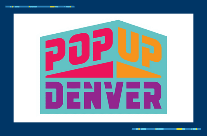 Image displays Popup Denver's logo.