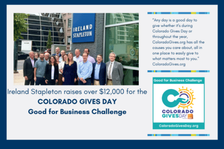 Ireland Stapleton Proudly Participates in Colorado Gives