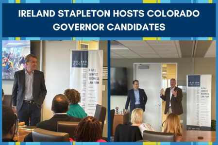 Ireland Stapleton Hosts Colorado Governor Candidates